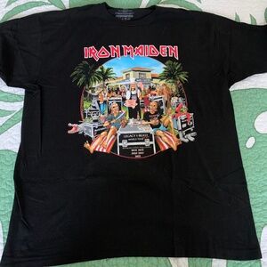 IRON MAIDEN LEGACY OF THE BEAST 2018-2022 TAMPA, FL SIZE 2XL VINTAGE T-SHIRT